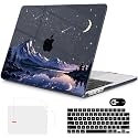 Mektron for 2026 MacBook Air 13-inch M5 Laptop Case A3449 with 13.6-inch Liquid Retina Display Fits 2025 A3240 M4 2024 A3113 M3 2023 A2681 M2 Printed Shell for MacBook Air 13.6", Starry Night