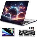 Mektron for 2026 MacBook Air 13-inch M5 Laptop Case A3449 with 13.6-inch Liquid Retina Display Fits 2025 A3240 M4 2024 A3113 M3 2023 A2681 M2 Printed Hard Shell for MacBook Air 13.6", Planets