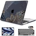Mektron for 2026 MacBook Air 13-inch M5 Laptop Case A3449 with 13.6-inch Liquid Retina Display Fits 2025 A3240 M4 2024 A3113 M3 2023 A2681 M2 Printed Shell for MacBook Air 13.6", Line Chrysanthemums