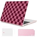 Mektron for 2026 MacBook Air 13-inch M5 Laptop Case A3449 with 13.6-inch Liquid Retina Display Fits 2025 A3240 M4 2024 A3113 M3 2023 A2681 M2 Printed Shell for MacBook Air 13.6", Checkerboard MK022
