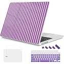 Mektron Case for 2026 MacBook Air 13-inch M5 Laptop A3449 with 13.6-inch Liquid Retina Display, 2025 2024 2022 M4/M3/M2 MacBook Air 13" Hard Shell Cover, Model A3240 A3113 A2681,Striped MK026
