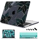 Mektron Designed for 2025/2024/2023 MacBook Air 15 INCH M4 A3241 /M3 A3114 /M2 A2941 Case, Printed Plastic Hard Shell Cover with 15.3" Liquid Retina Display Touch ID, Floral C218