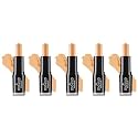 MEKUP by COLORESSENCE Starlet Panstick for Everyday Natural Glow &amp; Hydration With a 2-in-1 Formula | Provides Natural Skin Coverage &amp; Protects Against Sun Damage | Fair Peach (Pack of 5)