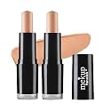 MEKUP by Coloressence Starlet Panstick | Waterproof Concealer | Smooth Matte Finish | Full Coverage Concealer | Concealer Stick | Suitable for All Skin Types | Combo of 2 | Fair Peach