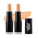 MEKUP by Coloressence Starlet Panstick | Waterproof Concealer | Smooth Matte Finish | Full Coverage Concealer | Concealer Stick | Suitable for All Skin Types | Combo of 2 | Fair Ivory