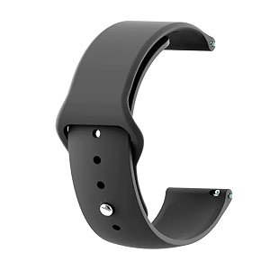 smart watch strap compatible with noise colorfit pro 3 assist - button silicon strap