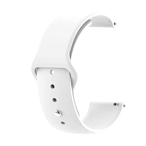 smart watch strap compatible with noise colorfit pro 3 assist - button silicon strap