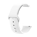 Smart Watch Strap Compatible with Noise Colorfit Pro 3 Assist - Button Silicon Strap