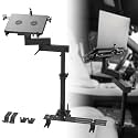 MELIPRON No-Drill Truck Laptop Mount for Cars, Heavy-Duty Mobile Work Stand