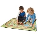 Melissa & Doug Round The Rails Train Rug