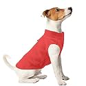 Mellifluous Soft Fleece Fabric Cozy Winter Jacket for Pet | Washable| Warm| for All Types of Dog Breeds and Puppies (XXXL, Red)