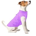 Mellifluous Soft Fleece Fabric Cozy Winter Jacket for Pet | Washable| Warm| for All Types of Dog Breeds and Puppies (M, Purple)