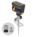Melnor MiniMax Spike Sprinkler, 4000 Sq Ft: 360°, Flow, Width, Range Adjust