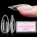 MelodySusie Medium Almond Apex Nail Tips, 15 Sizes 150Pcs
