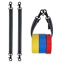 MELOTOUGH Electrical Tape Holder Tape Thong with Trigger Snap Hook Electrical Tape Strap for Tool Bag, Tool Backpack, Tool Belt(Black 2pcs)