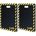 MELOTOUGH Kneeling Pads for Work, Soft & Thick Foam Kneeling pad for Gardening, Auto-Repair, Cleaning, Flooring, Water Resistant, Shock Absorption, 18"x14"x1.1" (Black) (Pack of 2)