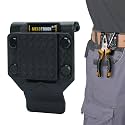 MELOTOUGH Magnetic Tool Holder Strong Magnetic Belt Clip for Screws,Nails,Wrench,Hammer,Pliers,Screwdriver,Trowel,Sockets - Fits Up to 2.7" Belt
