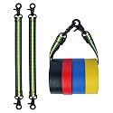 MELOTOUGH Tape Thong Electrical Tape Holder with Snap Hooks Electrician Tape Strap for Tool Belt, Tool Pouch(Lime 2pcs)