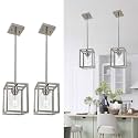 MELUCEE 2 Pack Modern Pendant Light Fixtures