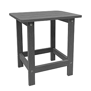 Meluvici Adirondack Side Table Weather Resistant Outdoor