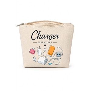 meman canvas pouch with zipper cute printed storage organizer bag travel jewelry amp cosmetic organizer portable multipurpose pouch for jewellry toiletries camping hiking amp daily use charger bag