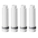 Membrane Solutions Replacement ACF Filter for C3 Filtered Water Bottle, BPA-Free for Camping, Hiking, Backpacking and Travel (ACFx4)