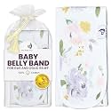 MEMEENO Baby Belly Band - Gas &amp; Colic Relief, Heated Tummy Wrap for Newborns