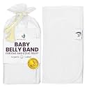 MEMEENO Baby Belly Band for Gas and Colic Baby Relief - Belly Band for Baby Heating Pad for Colic, Baby Gas Relief, Gas Relief for Infants, Baby Heated Tummy Wrap, Colic Relief for Newborns, Pearl