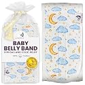 MEMEENO Baby Belly Band - Heated Tummy Wrap for Gas &amp; Colic Relief, Newborns