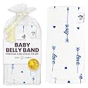 MEMEENO Belly Band for Baby Gas and Colic Relief - Heating Pad for Colic, Heated Tummy Wrap for Newborn infants, Love Him