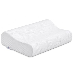 memoir cervical orthopedic contour memory foam pillow  standard size 50 x 30 x 11 cm  neck amp shoulder pain relief  cervical spine alignment support  washable outer cover  reduces snoring