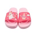 MEMON Toddler Little Kids Dinosaur Beach/Pool/Shower Slides/Anti-Skid Home Bath Slippers/Cute Summer Outdoor Shoes for Girls and Boys