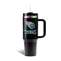 The Memory Company Officially Licensed NFL - Tennessee Titans 40oz Iridescent Tumbler with Handle