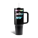 The Memory Company Officially Licensed NFL - New York Jets 40oz Iridescent Tumbler with Handle