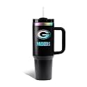 The Memory Company Officially Licensed NFL - Green Bay Packers 40oz Iridescent Tumbler with Handle