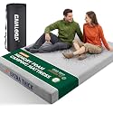 Memory Foam Camping Mattress, Extra Thick 4 Inch Dual Layer Sleeping Pad