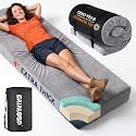 Memory Foam Camping Mattress, Extra Thick 4 Inch Dual Layer Sleeping Pad
