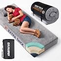 Memory Foam Camping Mattress, Extra Thick 4 Inch Dual Layer Sleeping Pad