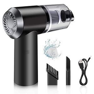 portable mini car vacuum cleaner withusb rechargeable wireless handheld car vacuum cleaner traveling camping reusableportablerechargeable vacuum 2 in 1