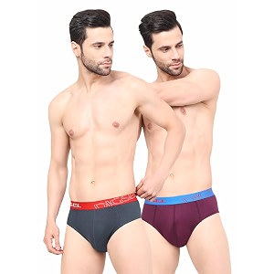 men 100 combed cotton outer elastic self design briefs_ n redz