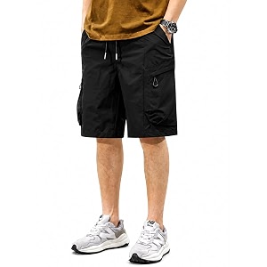 Mens 100 Pure Cotton Cargo Shorts