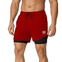 Men39s 2 in 1 Active Dual Shorts
