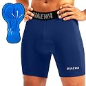Men's 4D Padded Bike Shorts Cycling Underwear Biking Bicycle Padding Shorts for Men Side Pockets