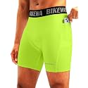 Men's 4D Padded Bike Shorts Cycling Underwear Biking Bicycle Padding Shorts for Men Side Pockets