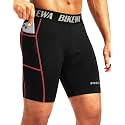 Men's 4D Padded Bike Shorts Cycling Underwear Biking Bicycle Padding Shorts for Men Side Pockets