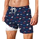 Men39s 53939 Swim Trunks with Compression Liner