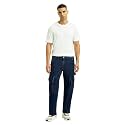 Men39s 555 Dark-Blue Loose fit mid Rise