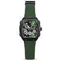 Men39s Analog Watch with Skeleton Dial Rose