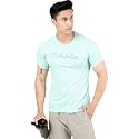 FUAARK Men39s Aura Textured Round Neck Regular