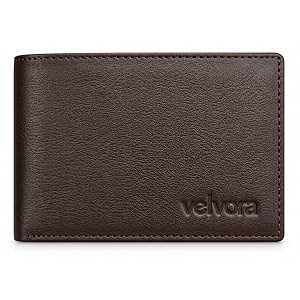 Mens Bifold Wallet Premium Leather Look Wallet